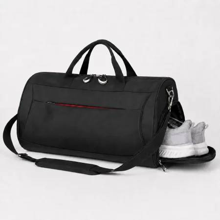 Sports Gym Bag with Shoes Compartment Travel Duffel Bag for Men and Women